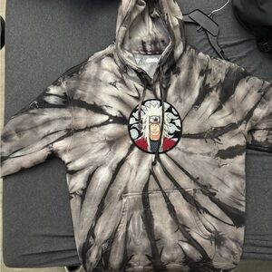 HYPLAND x NARUTO Jiraiya HOODIE Grey TIE DYE